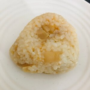 煮物リメイク♪たけのこの混ぜ込みごはんおにぎり